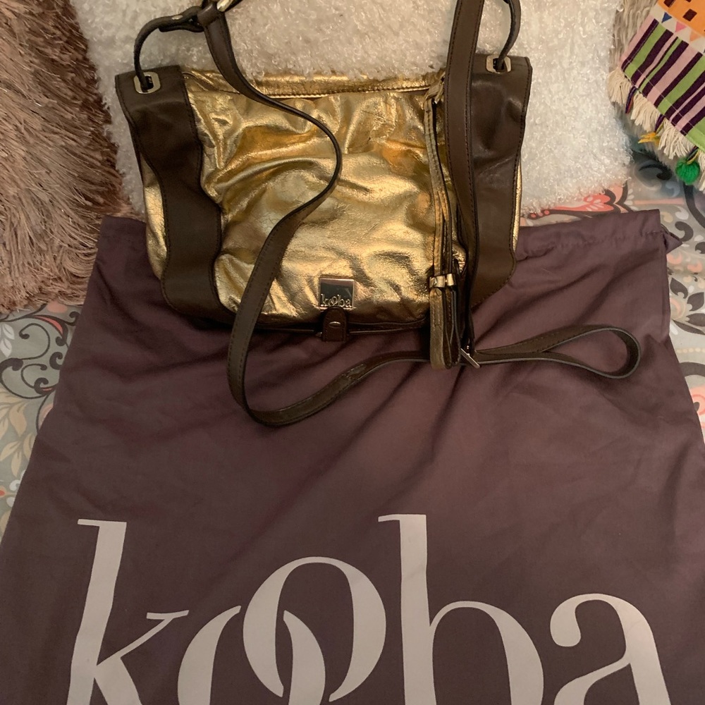 Kooba Gold Handbag NWT